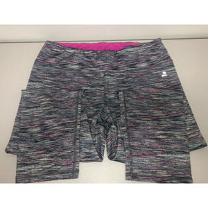 RBX Leggings Pink, Multicolor Striped Size Large